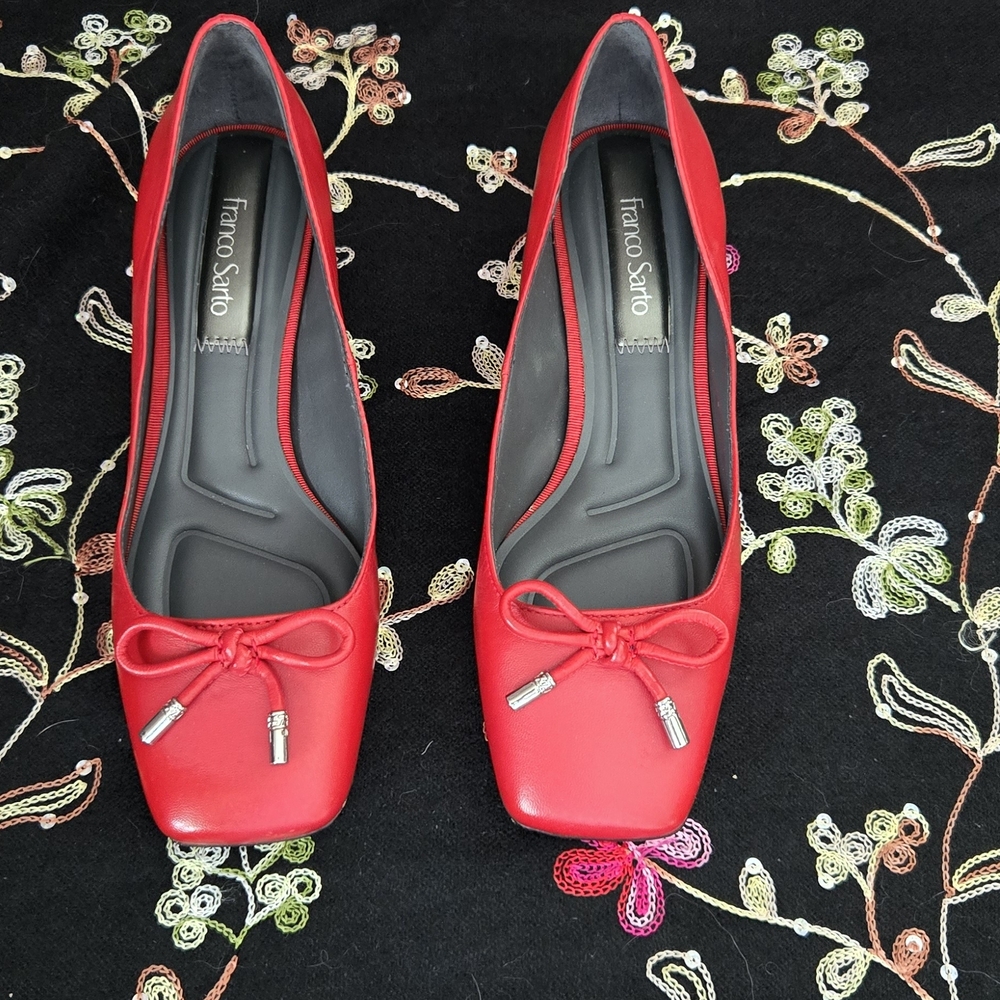 Franco Sarto Red Square-Toe Heels